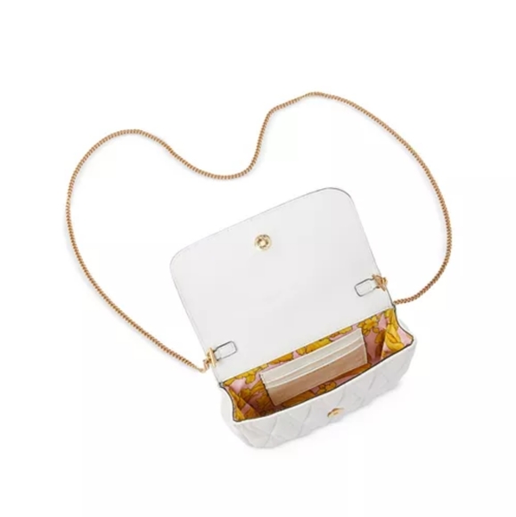 NWT Authentic VERSACE Virtus Quilted Medallion Shoulder Bag White BRAND NEW!!! - Picture 14 of 17